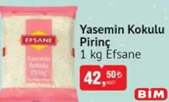 EFSANE YASEMİN KOKULU PİRİNÇ 1 KG